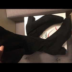 Suede Over The Knee Boots